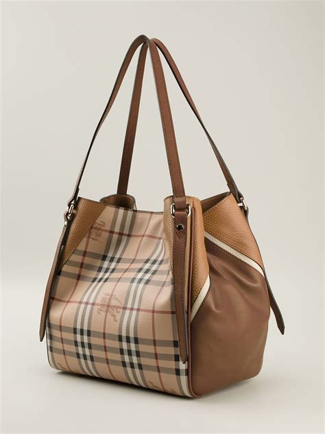 burberry house check tote bag|burberry beige tote bag original.